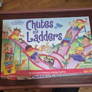 Chutes And Ladders Nee Dated 1999 Ages 3 To 6.